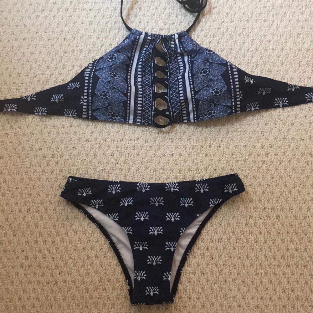 Zaful Blue Bikini